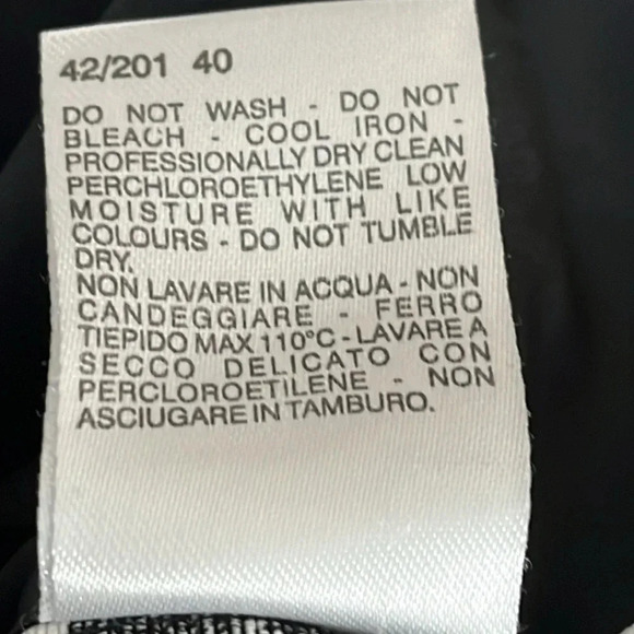 MaxMara Cotton Blend Print 4 Button Jacket - Size 6 - Picture 10 of 10